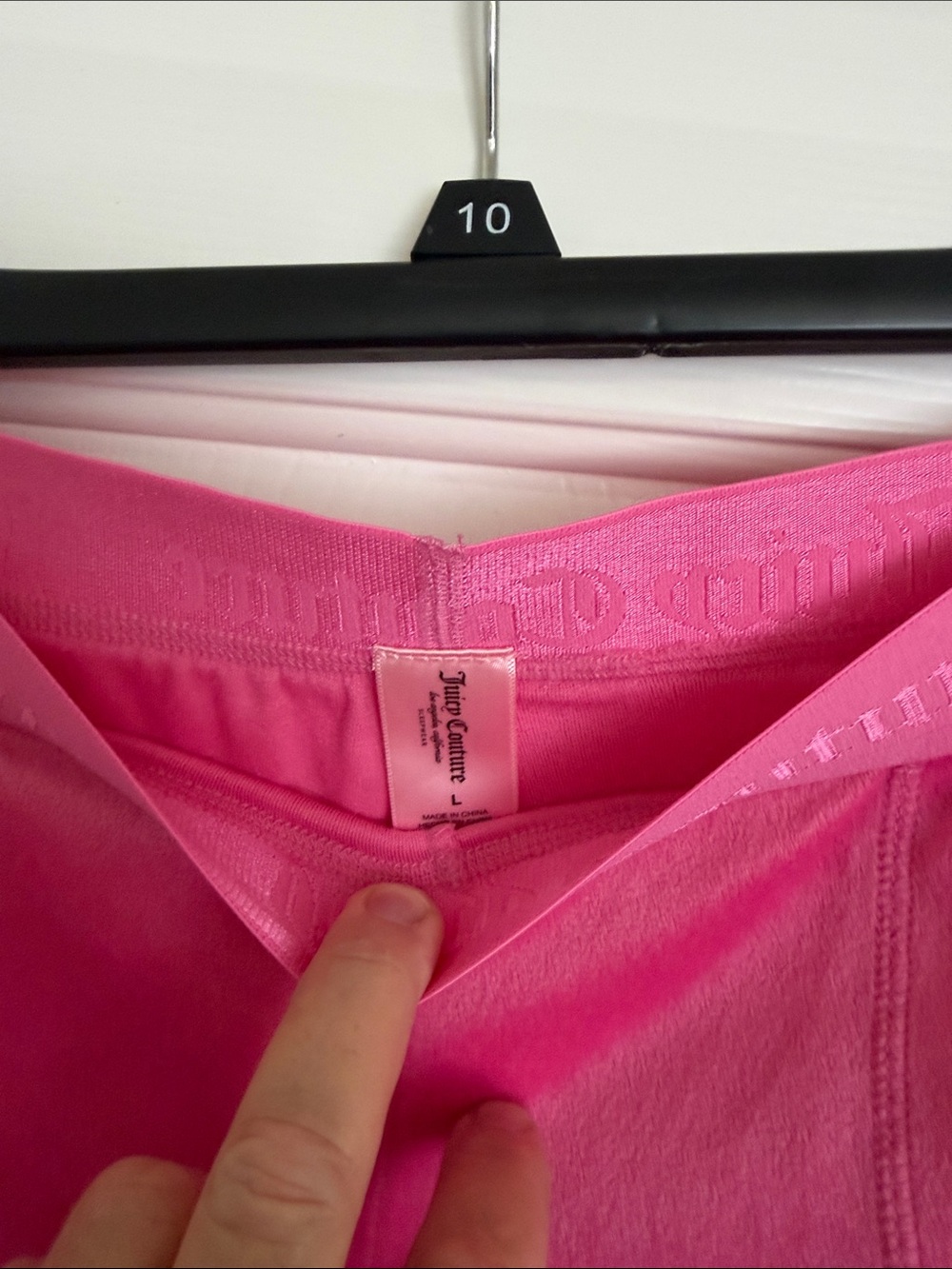 Juicy Couture Hot Pink Velour Hoodie & Joggers Set - Picture 7 of 9